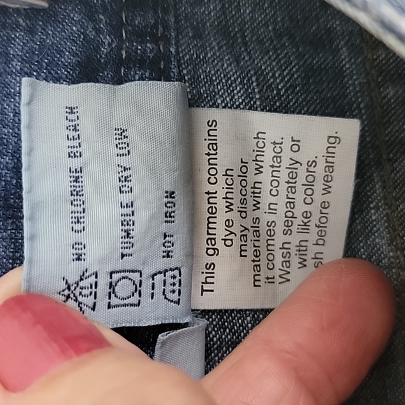 Union Bay Faded Blue Jean Shorts Juniors Size 0 26W - Picture 9 of 10